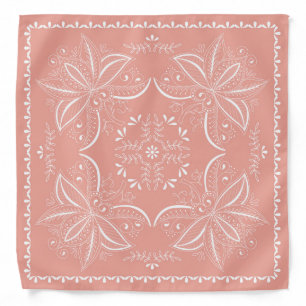 Henna Design Peach Bandana [2]