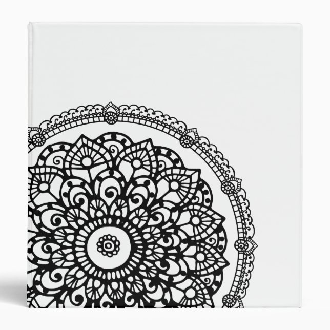 Henna Doodle Binder Design (Front)