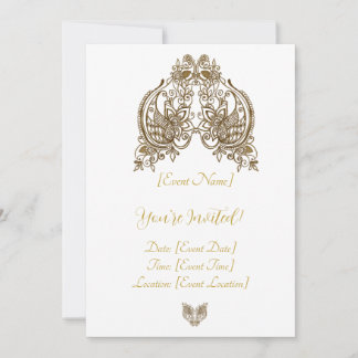 Henna elegant Invitation card
