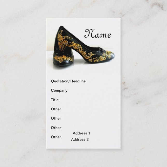 Henna Fashion! Business Card (Front)