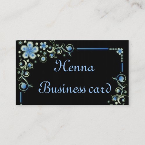 Henna fl Business card
