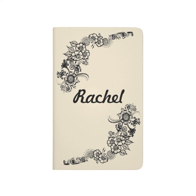 Henna Flowers Notebook Journal (Front)
