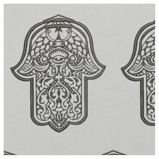 Henna Hand of Hamsa (Original) Fabric