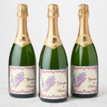 Henna Hand Party Bottle Sparkling Wine Label at Zazzle