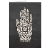 Henna Hand Tattoo With Lotus Flower (Front)