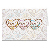 Henna Heart Card (Front Horizontal)