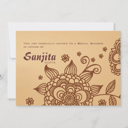 Henna Inspiration Invitation