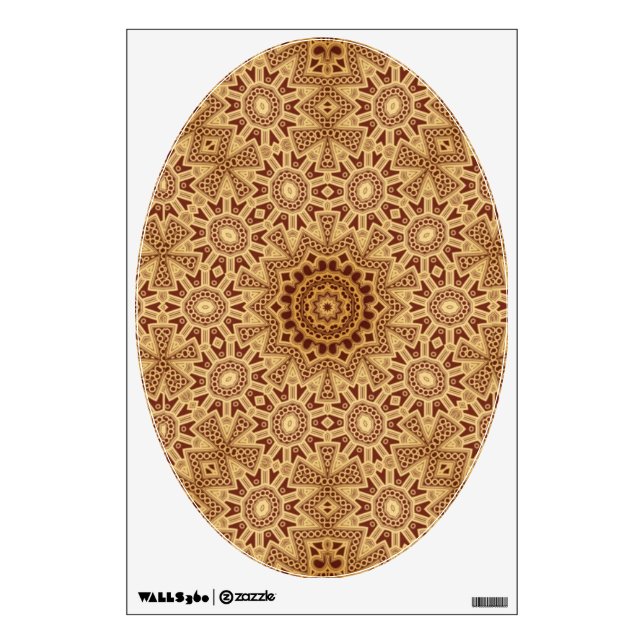 Henna Lace - Art for Your Toilet Wall Decal (Front)