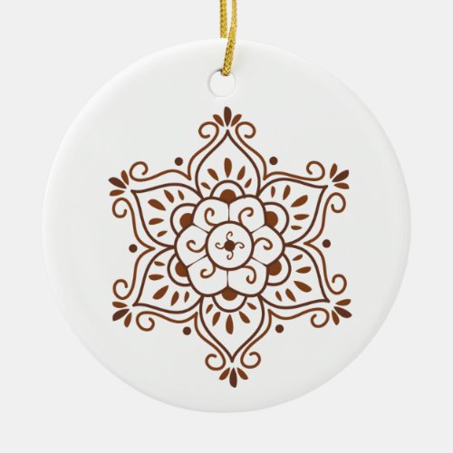 Henna Mandala Ornament