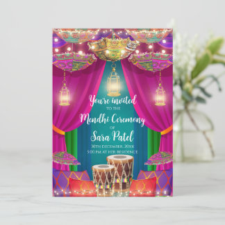Henna party invitations & Mehndi party invitations