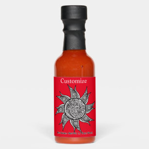 Henna-style Sun Tattoo Thunder_Cove Hot Sauces