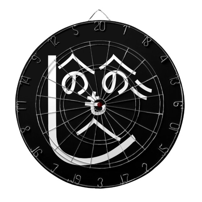 Henohenomoheji へのへのもへじ dartboard (Front)