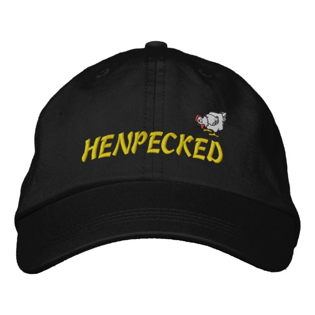 Henpecked Embroidered Hat (Front)