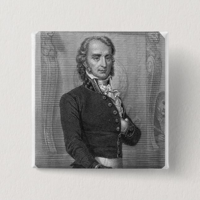 Henri Benjamin Constant de Rebecque at the Pinback Button (Front)