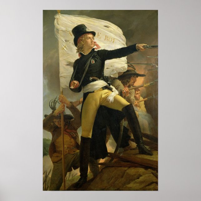 Henri de La Rochejaquelein , leader of the Poster (Front)