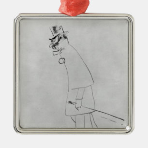 Henri de Toulouse-Lautrec A House Doctor Metal Ornament