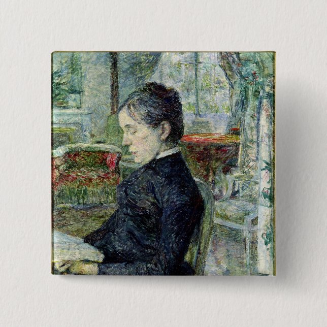 Henri de Toulouse-Lautrec | Adele Tapie de Celeyra Button (Front)