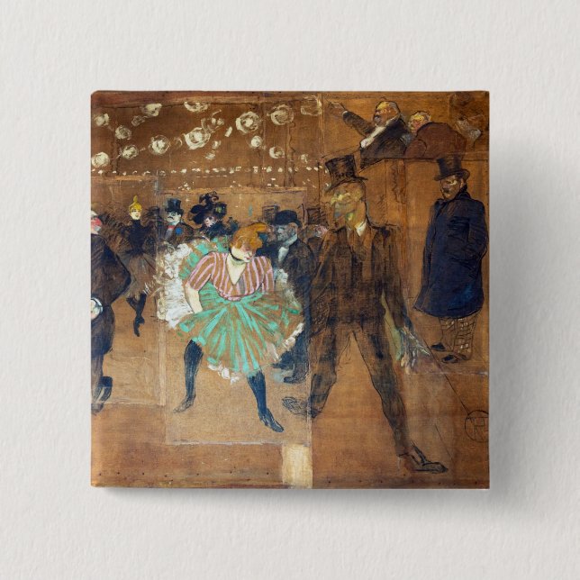 Henri de Toulouse-Lautrec - Dance at the Rouge Button (Front)