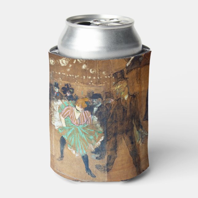 Henri de Toulouse-Lautrec - Dance at the Rouge Can Cooler (Can Front)