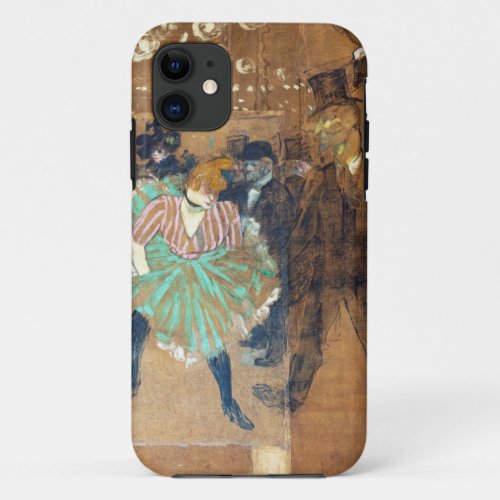 Henri de Toulouse_Lautrec _ Dance at the Rouge iPhone 11 Case