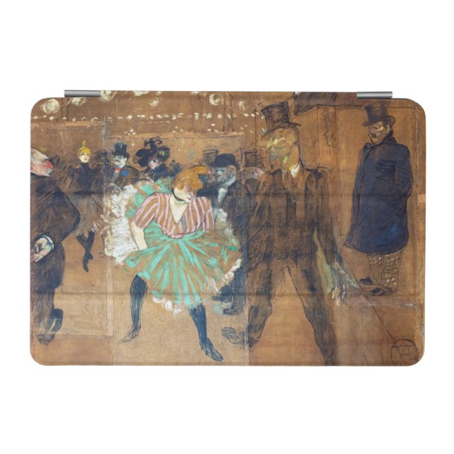 Henri de Toulouse-Lautrec - Dance at the Rouge iPad Mini Cover (Horizontal)