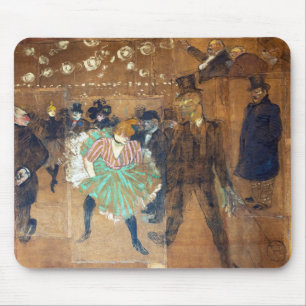 Henri de Toulouse-Lautrec - Dance at the Rouge Mouse Pad