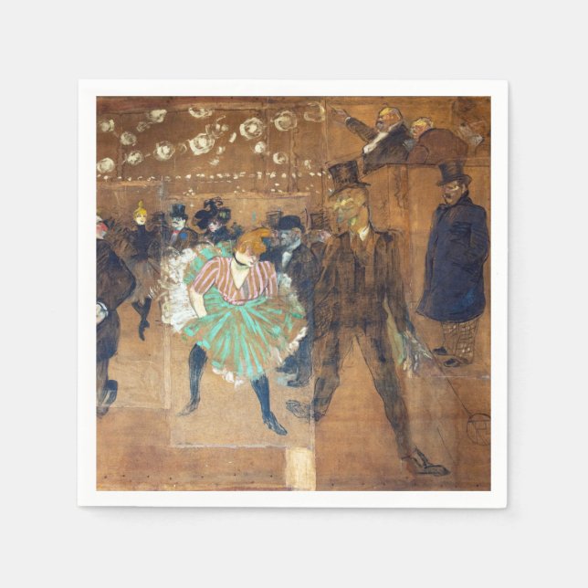 Henri de Toulouse-Lautrec - Dance at the Rouge Napkins (Front)
