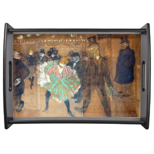 Henri de Toulouse-Lautrec - Dance at the Rouge Serving Tray