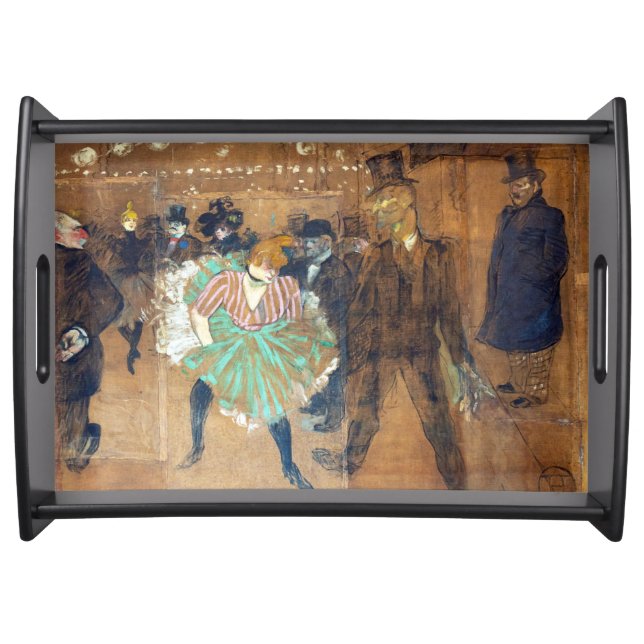Henri de Toulouse-Lautrec - Dance at the Rouge Serving Tray (Front)