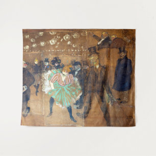 Henri de Toulouse-Lautrec - Dance at the Rouge Tapestry