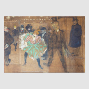 Henri de Toulouse-Lautrec - Dance at the Rouge Tissue Paper