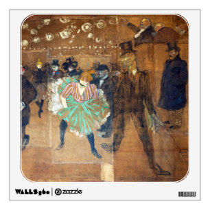 Henri de Toulouse-Lautrec - Dance at the Rouge Wall Decal