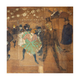 Henri de Toulouse-Lautrec - Dance at the Rouge Wood Wall Art