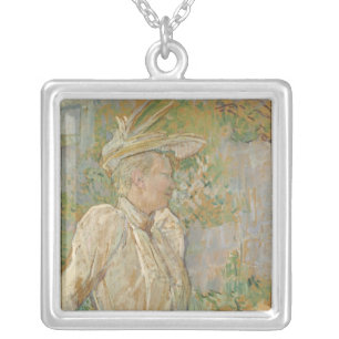 Henri de Toulouse-Lautrec Gabrielle the Dancer, Silver Plated Necklace