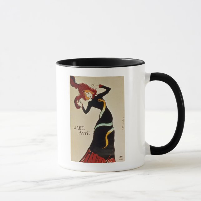 Henri de Toulouse-Lautrec | Jane Avril  1899 Mug (Right)