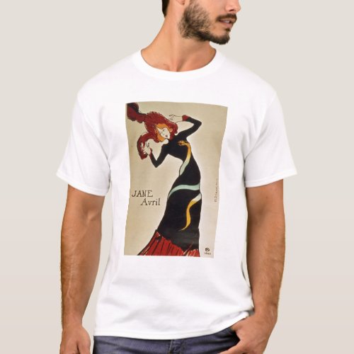 Henri de Toulouse_Lautrec  Jane Avril  1899 T_Shirt