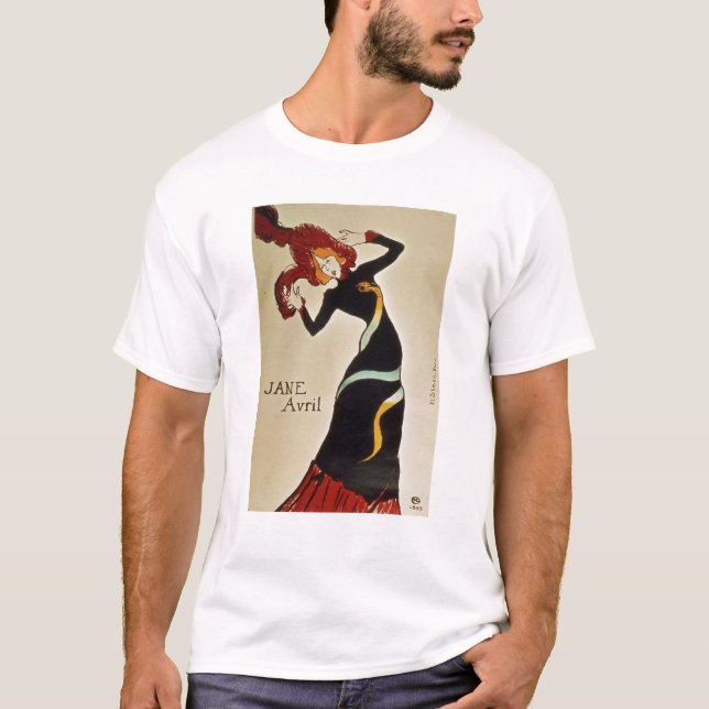Henri de Toulouse-Lautrec | Jane Avril  1899 T-Shirt (Front)