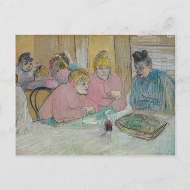 Henri de Toulouse-Lautrec - Ladies in Dining Room Postcard (Front)