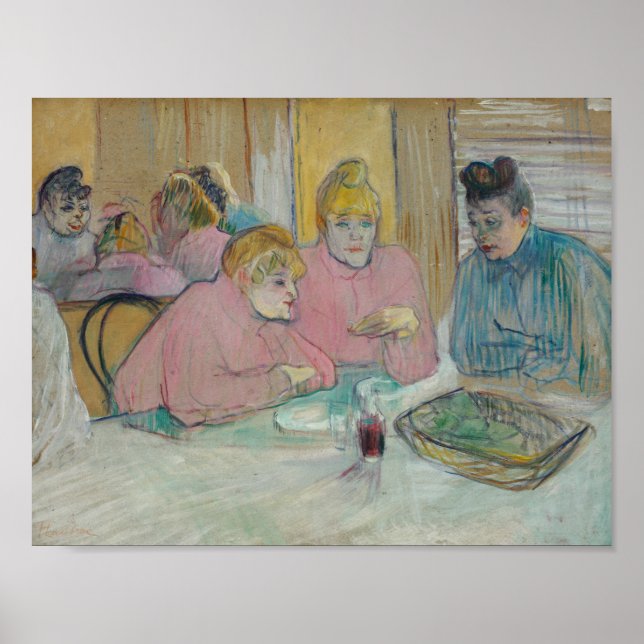 Henri de Toulouse-Lautrec - Ladies in Dining Room Poster (Front)