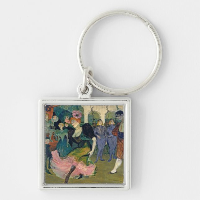 Henri de Toulouse-Lautrec | Map: Magellan's Voyage Keychain (Front)