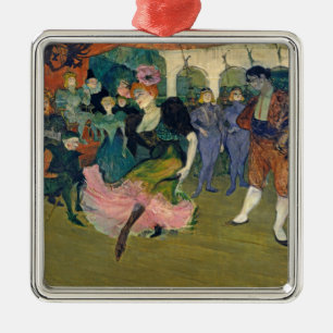 Henri de Toulouse-Lautrec Map: Magellan's Voyage Metal Ornament