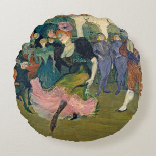 Henri de Toulouse-Lautrec   Map: Magellan's Voyage Round Pillow