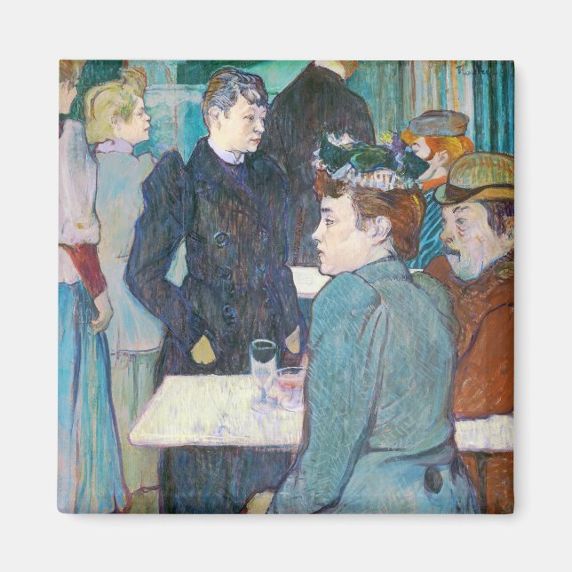 Henri de Toulouse-Lautrec | Moulin de la Galette Magnet (Front)