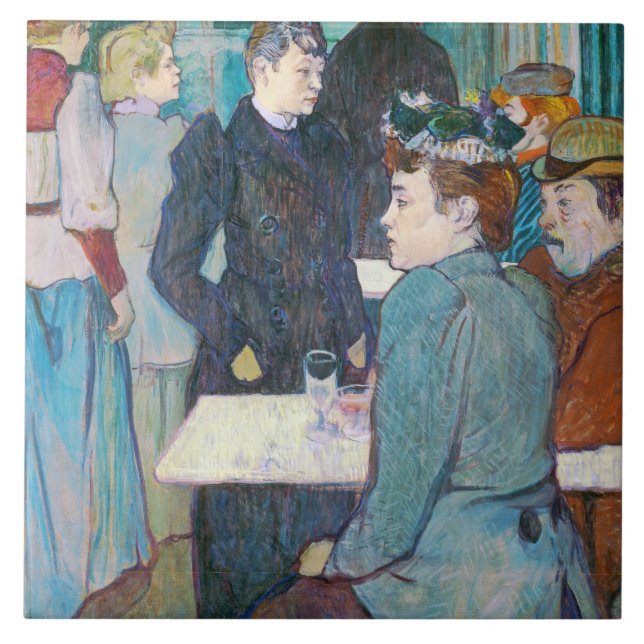 Henri de Toulouse-Lautrec | Moulin de la Galette Tile (Front)
