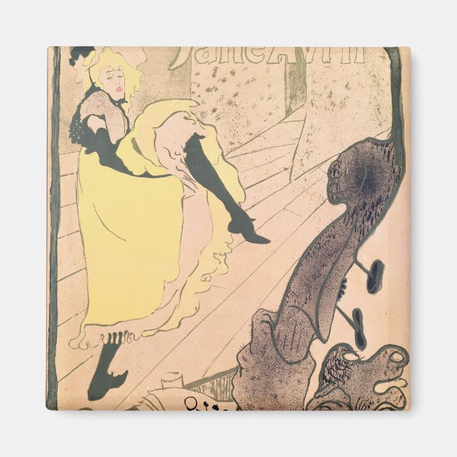 Henri de Toulouse-Lautrec | Poster advertising Jan Magnet (Front)