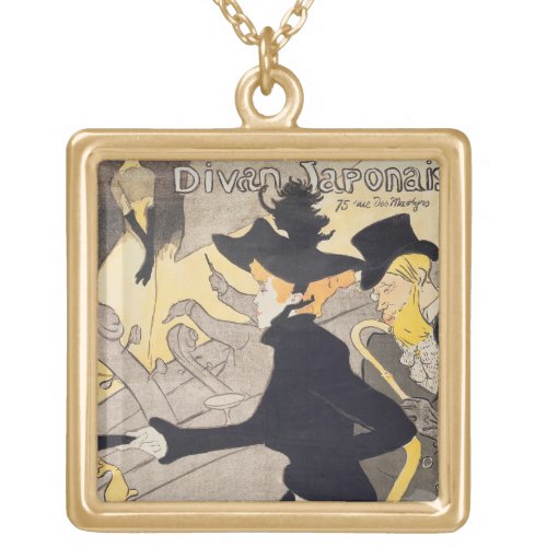 Henri de Toulouse_Lautrec  Poster advertising Le Gold Plated Necklace