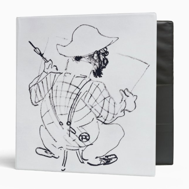 Henri de Toulouse-Lautrec | Self Portrait, 1896 Binder (Front/Inside)