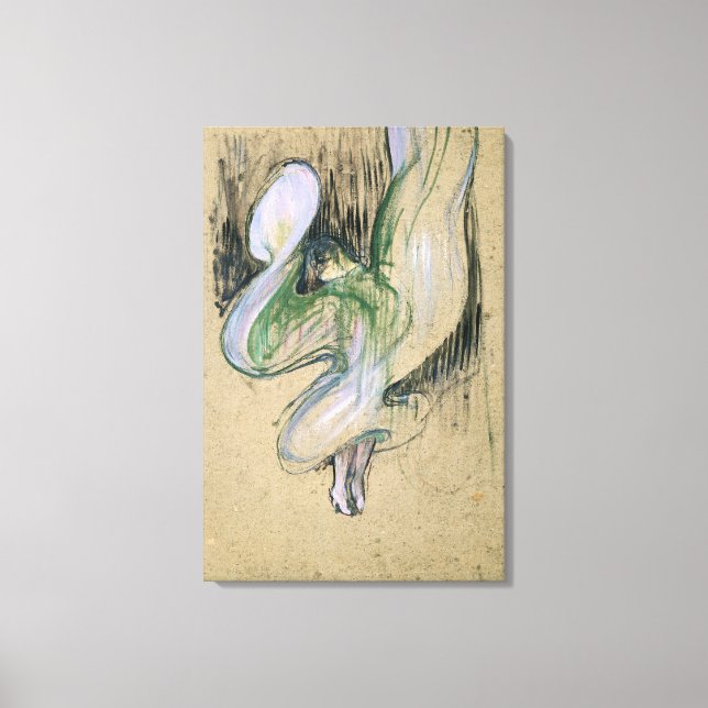 Henri de Toulouse-Lautrec | Study for Loie Fuller Canvas Print (Front)