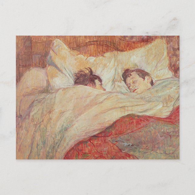 Henri de Toulouse-Lautrec | The Bed, c.1892-95 Postcard (Front)