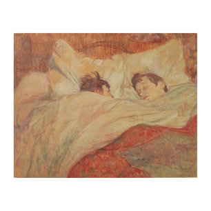 Henri de Toulouse-Lautrec   The Bed, c.1892-95 Wood Wall Decor